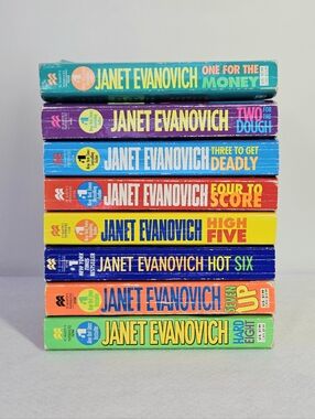 Janet Evanovich 8 Paperback Book Lot One For The Money Stephanie Plum Series